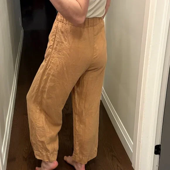 Nicole Purdy 100% linen wide leg pant - Picture 7 of 8